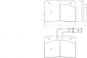 Klocki Hamulcowe Iveco 35.8 - 35.10 90-96 A.b.s.