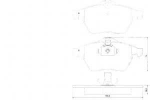 Klocki Hamulcowe Opel Vectra B 95-02 A.b.s.
