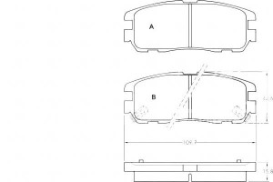 Klocki Hamulcowe Opel Frontera A B 95-04 Tył A.b.s