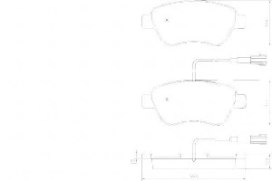 Klocki Hamulcowe Fiat Stilo 1.2-1.6 01-08 Z Czuj.