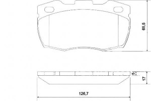 Klocki Hamulcowe Land Rover 90 110 87-93 A.b.s.