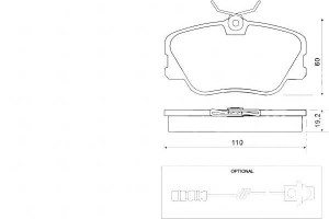 Klocki Hamulcowe Mercedes W124 84-96 A.b.s.