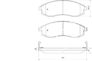 Klocki Hamulcowe Nissan Maxima Qx 94-00 A.b.s.