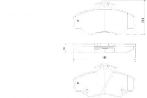 Klocki Hamulcowe Hyundai H100 93-01 A.b.s.