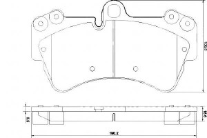 Klocki Hamulcowe Vw Touareg 03- A.b.s.