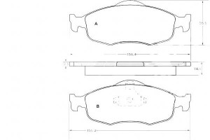 Klocki Hamulcowe Ford Mondeo 93-00 A.b.s.