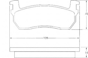 Klocki Hamulcowe Nissan Micra 82-92 A.b.s.