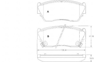 Klocki Hamulcowe Nissan Sunny 90-95 N14 A.b.s.