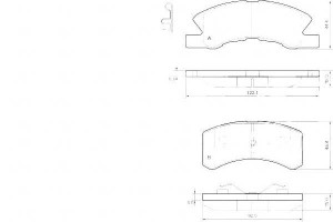 Klocki Hamulcowe Daihatsu Cuore 03- A.b.s.