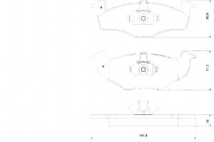 Klocki Hamulcowe Vw Polo Golf 96- A.b.s.