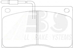 Klocki Hamulcowe Renault Master 81-97 Z C A.b.s.