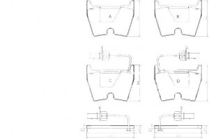 Klocki Hamulcowe Vw Phaeton 02- Z Czuj. A.b.s.