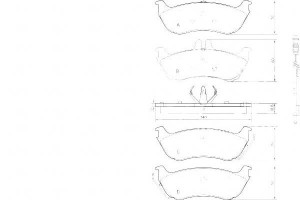 Klocki Hamulcowe Mercedes W163 Ml230-ml430 98-00 T