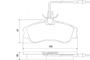 Klocki Hamulcowe Citroen Berlingo 96-02 A.b.s.