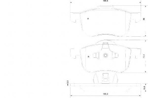 Klocki Hamulcowe Volvo S60 I 00-09 Przód A.b.s.