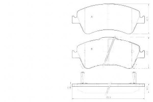 Klocki Hamulcowe Toyota Auris 07- A.b.s.
