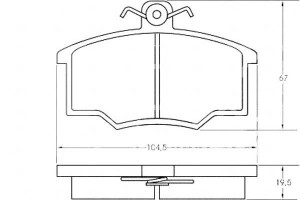 Klocki Hamulcowe Audi 80 78-86 A.b.s.
