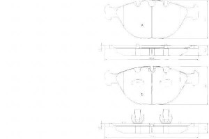 Klocki Hamulcowe Bmw X5 E53 01-04 4.6is A.b.s.