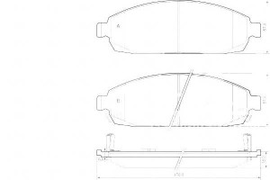 Klocki Hamulcowe Jeep Grand Cherokee 05- Przód A.b