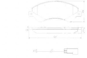 Klocki Hamulcowe Ford Transit 06- A.b.s.