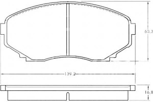 Klocki Hamulcowe Mazda Mpv 95- A.b.s.