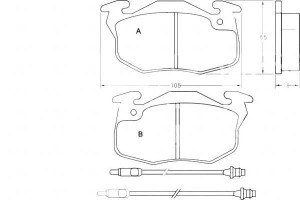 Klocki Hamulcowe Citroen Zx 91-97 Z Czuj. A.b.s.