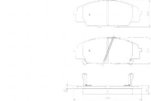 Klocki Hamulcowe Honda Civic 01-05 Type-r A.b.s.