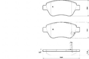 Klocki Hamulcowe Opel Corsa D 06- A.b.s.