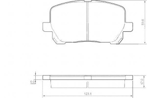 Klocki Hamulcowe Toyota Avensis Verso 01-09 A.b.s.