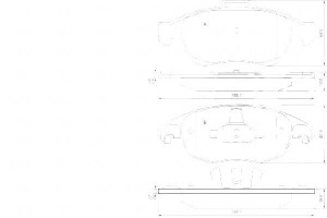 Klocki Hamulcowe Citroen C4 Picasso 06- A.b.s.