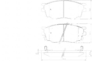Klocki Hamulcowe Mazda 6 02-07 1.8 Z Czuj. A.b.s.