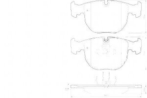 Klocki Hamulcowe Bmw 7 E38 94-01 740 A.b.s.