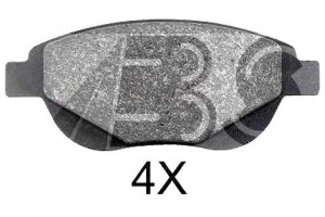 Klocki Hamulcowe Citroen C4 04-11 Przód A.b.s.