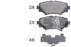 Klocki Hamulcowe Mazda 3 13- Tył A.b.s.