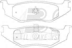Klocki Hamulcowe Chrysler Neon 94-03 Tył A.b.s.