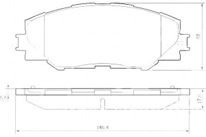 Klocki Hamulcowe Toyota Rav 4 06- A.b.s.