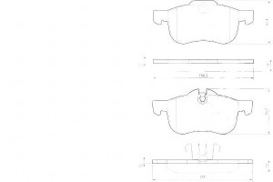 Klocki Hamulcowe Rover 75 99-04 A.b.s.
