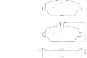 Klocki Hamulcowe Bmw 1 E87 04- A.b.s.
