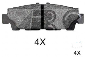 Klocki Hamulcowe Lexus Es300 91-94 Tył A.b.s.