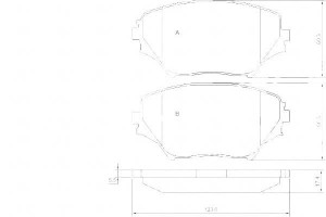 Klocki Hamulcowe Toyota Rav-4 00-05 A.b.s.