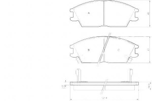 Klocki Hamulcowe Hyundai Accent 94-99 A.b.s.
