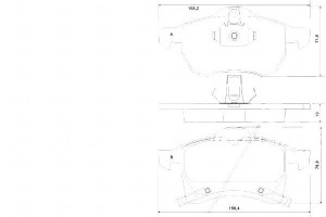 Klocki Hamulcowe Opel Astra G Zafira A.b.s.
