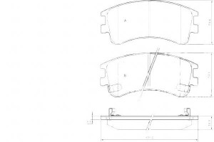 Klocki Hamulcowe Mazda 6 02-07 A.b.s.