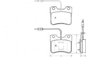 Klocki Hamulcowe Citroen Ax 89-97 A.b.s.