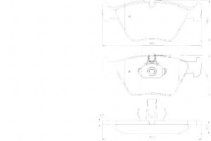 Klocki Hamulcowe Bmw 5 E39 96-03 A.b.s.