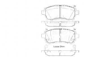 Klocki Hamulcowe Ford Fiesta Vi 08- A.b.s.