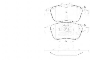 Klocki Hamulcowe Renault Scenic Iii 09- A.b.s.