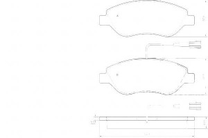 Klocki Hamulcowe Fiat Stilo 1.9jtd - 2.4 20v 01- A