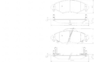 Klocki Hamulcowe Toyota Yaris 01- A.b.s.