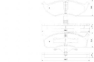 Klocki Hamulcowe Chrysler Voyager 95-01 A.b.s.